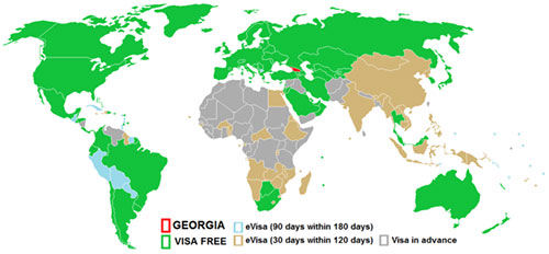 visa policy of Georgia